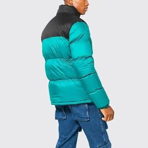 Abrigo de invierno con capucha Puffer Hombres Ropa Chaqueta Streetwear Impresión Engrosamiento Burbuja Abajo Abrigos Chaquetas de hombre - Product Image 4