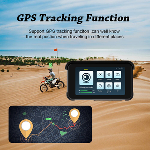 5 pouces Portable Wifi Étanche BT FM <span class=keywords><strong>Radio</strong></span> Intelligente Voix Moto Gps Navigation - Product Image 4