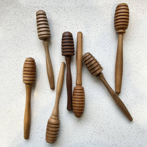 ช้อนไม้สำหรับทำน้ำผึ้งให้เป็นละอองไม้แบบรังผึ้ง - Product Image 3