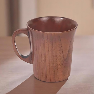 Tasses à thé et à café en bois de meilleure qualité supérieure taille personnalisée avec poignée finition naturelle pour la déco de vaisselle de cuisine à domicile - Product Image 2
