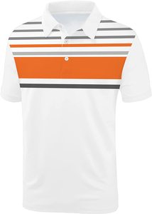 Camisetas Polo de algodón 100% para hombre, estampado de logotipo personalizado, patrón sólido de moda, manga corta, estilo veraniego, venta al por mayor - Product Image 5