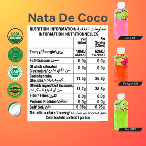 Venta al por mayor Nata De Coco Lychee 320ml con coco jalea zumo de fruta bebida hecha en Vietnam Etiqueta Privada OEM/ODM muestra gratis - Product Image 3