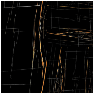 Màu đen và vàng đánh bóng tráng men sứ sàn đá cẩm thạch gạch sang trọng hiện đại gốm thiết kế cho khách sạn tường và gạch ứng dụng - Product Image 6