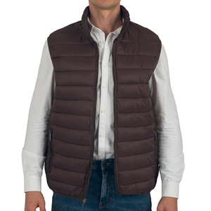 Chalecos acolchados de moda para hombres en diseño elegante a granel, interior cálido, chaleco transpirable Opciones OEM para marcas de moda - Product Image 5