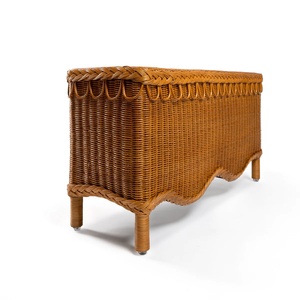HNH Craft Mesa de centro de lujo Mesa de centro moderna Mesa de consola de ratán bohemio para decoración del hogar OEM en Vietnam - Product Image 4