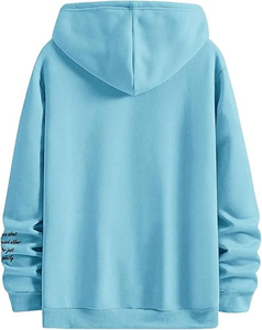 Vêtements d'hiver pour hommes de qualité supérieure nouveau Style Design sweat à capuche polaire léger 100% coton basiques de base - Product Image 2