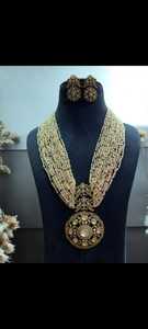 Conjuntos de collar de diamantes americanos de lujo a la moda, conjunto de pendientes y collar de cristal nupcial para boda para mujeres y niñas, collares con dijes - Product Image 3