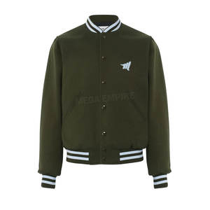 Veste en cuir et polaire Lettermen unisexe avec veste universitaire bouton personnalisé vêtements d'extérieur décontractés pour hommes - Product Image 1