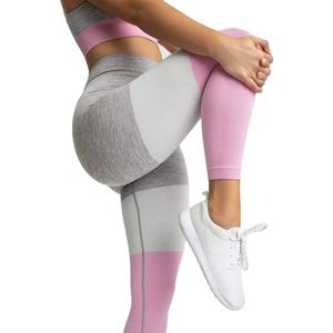 Conjunto de Yoga para Mujer al por Mayor, Ligero, de 2 Piezas, Top Deportivo de Poliéster y Spandex, Leggings de Cintura Alta Elásticos y Transpirables, Personalizables - Product Image 5
