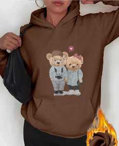 Stylish and Cozy Men's Winter Hoodie 100% Cotton Digital Printing for Winter Wear - Product Image 2