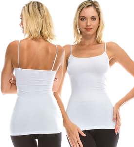 Camisola de Encaje para Mujer, 100% Algodón Elástico, Tirantes Finos, Ajuste Cómodo, Ropa Interior Diaria, Ropa de Estar en Casa, Venta al por Mayor - Product Image 1