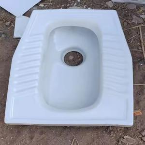 Vistaar Articles sanitaires en céramique aspect brandy de qualité supérieure-Casserole accroupie pour placard à eau de l'Est blanc, tarif abordable avec OEM - Product Image 3