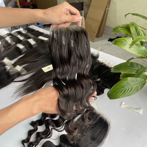 Cierre de encaje HD para mujer, 4x4, 5x5, 6x6, 7x7, cabello humano ondulado de la mejor calidad, precio al por mayor - Product Image 3