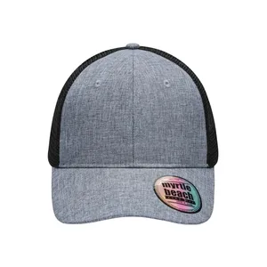 Gorra de malla de 6 paneles Cappellino Melange personalizable, gorra de malla promocional de 6 paneles en diversos colores - Product Image 4