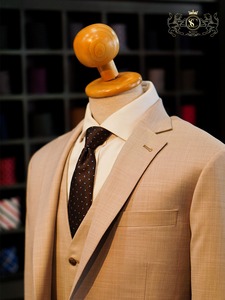 2024 Collection costume d'affaires en laine sur mesure pour hommes et femmes grande taille bouton braguette pantalon fermeture veste de Style formel - Product Image 4