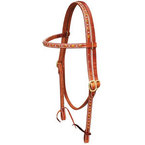 Brida de cuero paquistaní de alta calidad genuina 100% con características de seguridad, elegante Halter Racing, producto ecuestre, Pakistán - Product Image 1