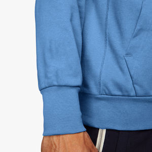 Sweat à capuche confortable pour homme avec poche de rangement zippée sur le devant - Product Image 5