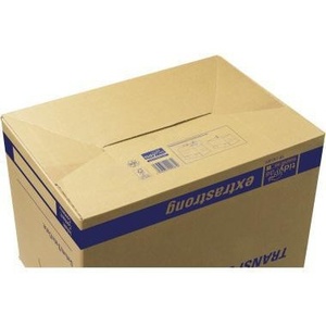 TIDYPAC Moving <b>Box</b> XL Corrugated <b>Cardboard</b> Transportbox 68 X 35.5 X 35 cm (W X H X D) 30kg Capacity Brown <b>Storage</b> Bin - Product Image 1