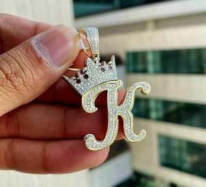 Lujo 925 Plata Moissanite diamante Iced Money Bag fianza personalizable Hip Hop fiesta joyería colgantes y dijes - Product Image 3