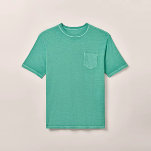 T-shirt de sport pour homme de haute qualité, 100% coton, design uni, logo personnalisable sur le devant, tissu 240g - Product Image 6