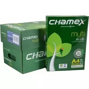 กระดาษสำเนาต้นฉบับ A3 A4/Double A Chamex กระดาษสำเนา70 80แกรม Papel Resma Chamex 500แผ่น/5รีม/กล่อง (210*297มม.)