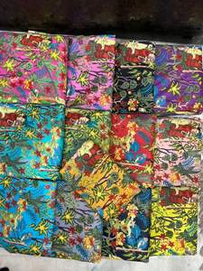 Cotton Hand Block Vegetable Dyed Eco-Friendly Organic Cambric Block Print Fabric for Dress Curtain Pillow Covers <b>Bags</b> & Craft - Product Image 2