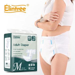 Elintree 3D canale di prevenzione perdite nastri pannolini per adulti stampato caratteristica fatta di pellicola di PE pannolino per adulti - Product Image 2