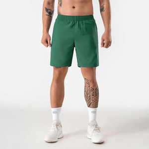 Bermudas de LICRA de secado rápido para hombre con cintura elástica tejida, estilo deportivo, bolsillos ocultos, servicio OEM disponible - Product Image 2