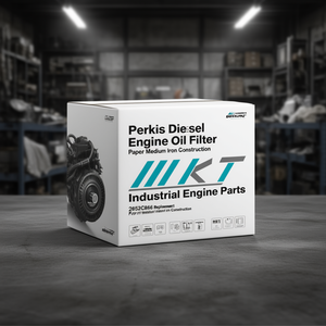 Filtre à huile pour moteur diesel Perkins 2652C866, pièce de rechange en papier, construction en fer moyen - Product Image 3