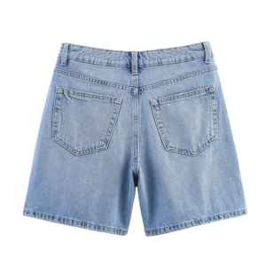 Custom Logo <b>Men's</b> High Quality 100% Cotton Denim Long <b>Shorts</b> New Style Plus Size-Customizable Design - Product Image 3