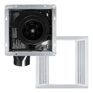 พัดลมดูดอากาศในห้องน้ำแบบอเมริกัน OEM ขนาด 10 นิ้ว พร้อมท่อลมขนาด 4 นิ้ว 50 80 100 110 CFM พร้อมไฟตกแต่ง - Product Image 4