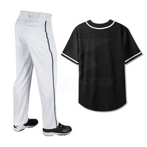 Uniforme de baseball en tissu 100% polyester meilleur prix nouveauté vêtements de sport uniforme de baseball - Product Image 2