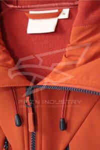 เสื้อโค้ทผ้าฟลีซหนาสำหรับผู้ชายแจ็คเก็ตบุผ้ามีฮู้ดเสื้อกันลมสำหรับผู้ชาย - Product Image 6