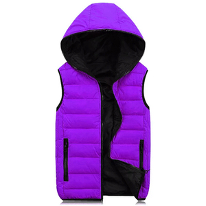 Conception Offre Spéciale vers le bas gilet Logo personnalisé sans manches Sport d'hiver hommes hiver vers le bas pas cher gilet grande taille gilets - Product Image 5