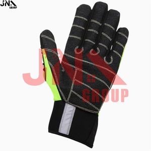 Gants de travail de sécurité résistants aux chocs TPR avec prise, gants utilitaires trempés dans du nitrile sableux pour la construction - Product Image 5