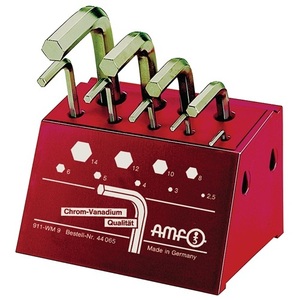 911-WM9 9-Piece Short Chrome Vanadium Steel AMF Workshop Stand Angle <b>Screwdriver</b> <b>Set</b> with SW 2.5-14 mm - Product Image 1