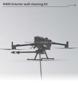 Kit de Limpieza Profesional de Muros Cortina en Altura SP-3 con Plataforma UAV DJ1 M400 y Mangueras Negras de Alta Presión para Exteriores de Edificios - Product Image 2