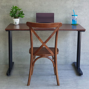 Ensemble bureau et chaise chic pour femme 120x60cm avec chaise bistrot (CB68195) - Product Image 3