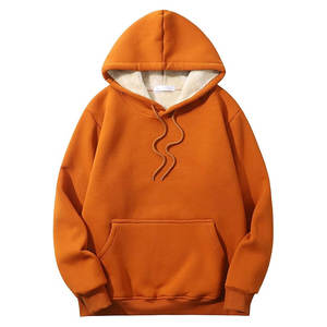 Sweats à capuche pour hommes, pull à capuche en polaire pour hommes, sweat à capuche épais hiver décontracté à capuche à manches longues avec cordon de serrage - Product Image 1