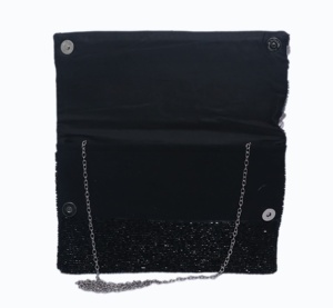 Bolsos de mano con lentejuelas de Color negro y dorado de hermoso diseño superventas, bolsos de mano para mujeres y niñas, accesorios de fiesta - Product Image 3