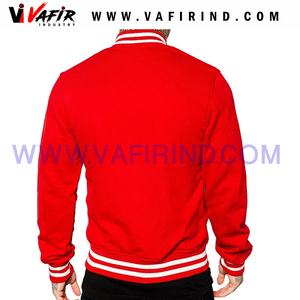 Chaquetas con letras de béisbol Vintage para hombre, chaquetas con bordado de chenilla de lana, lona frontal personalizada, manga de cuero en blanco, estilo Varsity Jacket - Product Image 3