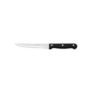 Ensemble de couteaux à pain dentelés avec lame en acier et manche en plastique pour fruits et usage en cuisine, design ambidextre de 5 pouces par Pretul Box - Product Image 1