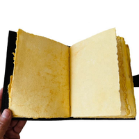 Journal en cuir gaufré double dragon Vintage Hardcover Grimoire Sketchbook Antique Carnet pour la lecture Classique Religieux