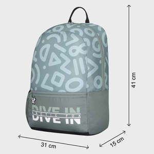 Mochila escolar Arctic Fox Stencil Sea Spray para niños y niñas - Product Image 4