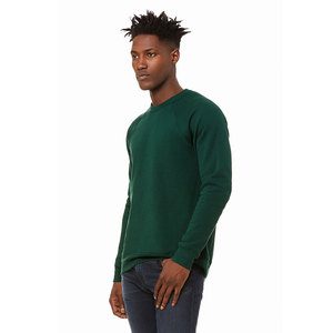 Bella + Canvas Hombres Forest Raglan Pullover Personalizable Premium Fleece Hoodie para Invierno - Product Image 1