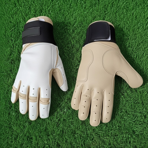 Guantes Profesionales de Béisbol de Cuero para Hombre, Antideslizantes, para Bateo de Softbol, Ambidiestros, Acolchados, con Absorción de Impactos, Protección para las Manos - Product Image 2
