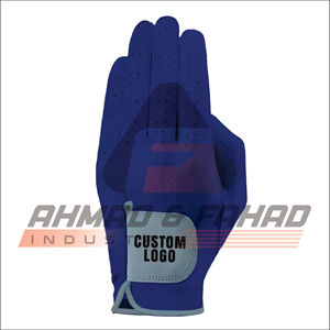 Compre guantes de golf con logotipo personalizado Embalaje PU Cuero Palma Suave Hombres Blanco OEM Color Característica Material Origen Tamaño - Product Image 3
