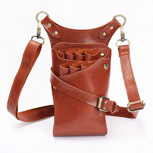 Nueva bolsa de tijeras de moda, Kit de estilista de pelo, bolsa cruzada de peluquero, bolsa de maquillaje para mascotas de Color sólido - Product Image 3