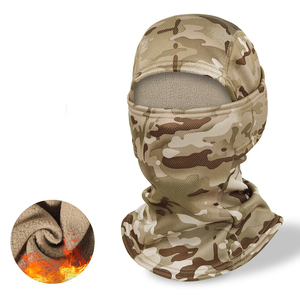 Winter Tactical Camouflage Balaclava Face Mask Full Cover <b>Thermal</b> Fleece Lining Ski Snowboard Headwear Outdoor Gear Hood - Product Image 5
