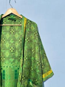 Kimono indio de seda hecho a mano, bata de salón de playa informal Unisex, suministro de ODM para accesorios de ropa musulmana tradicional, estilo Vintage - Product Image 6